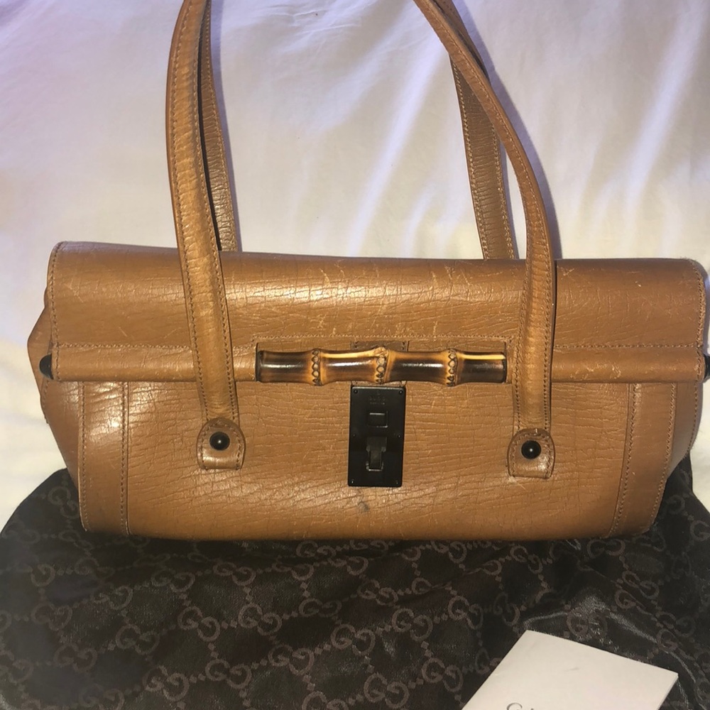 Gucci bamboo handbag